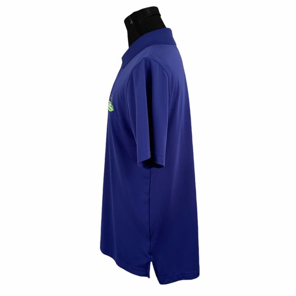 Under Armour Loose Heatgear Purple Polo Shirt M - Picture 3 of 6